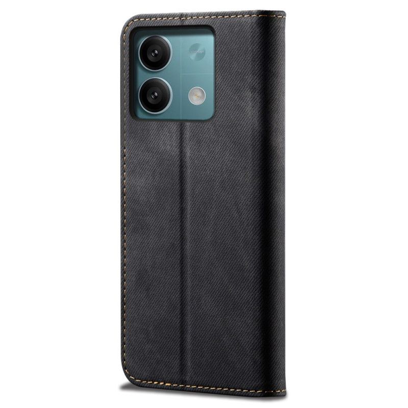 Flip Cover Til Xiaomi Redmi Note 13 4g Jeansstof