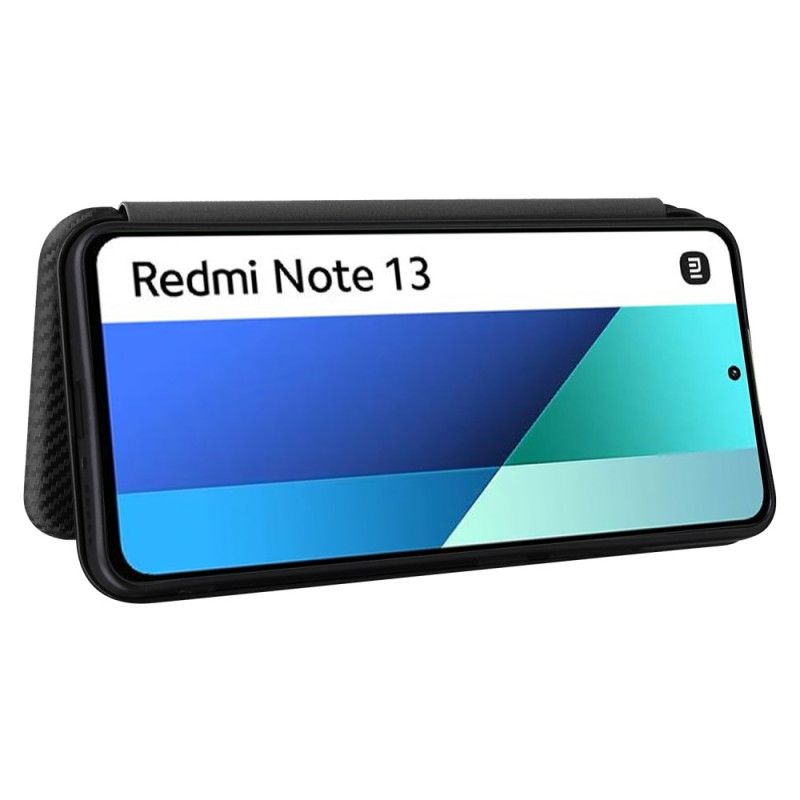 Flip Cover Til Xiaomi Redmi Note 13 4g Kulfiber