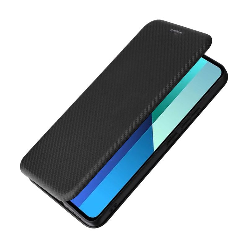 Flip Cover Til Xiaomi Redmi Note 13 4g Kulfiber