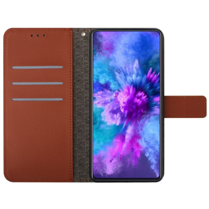 Flip Cover Til Xiaomi Redmi Note 13 4g Strappy Diamond Mønster