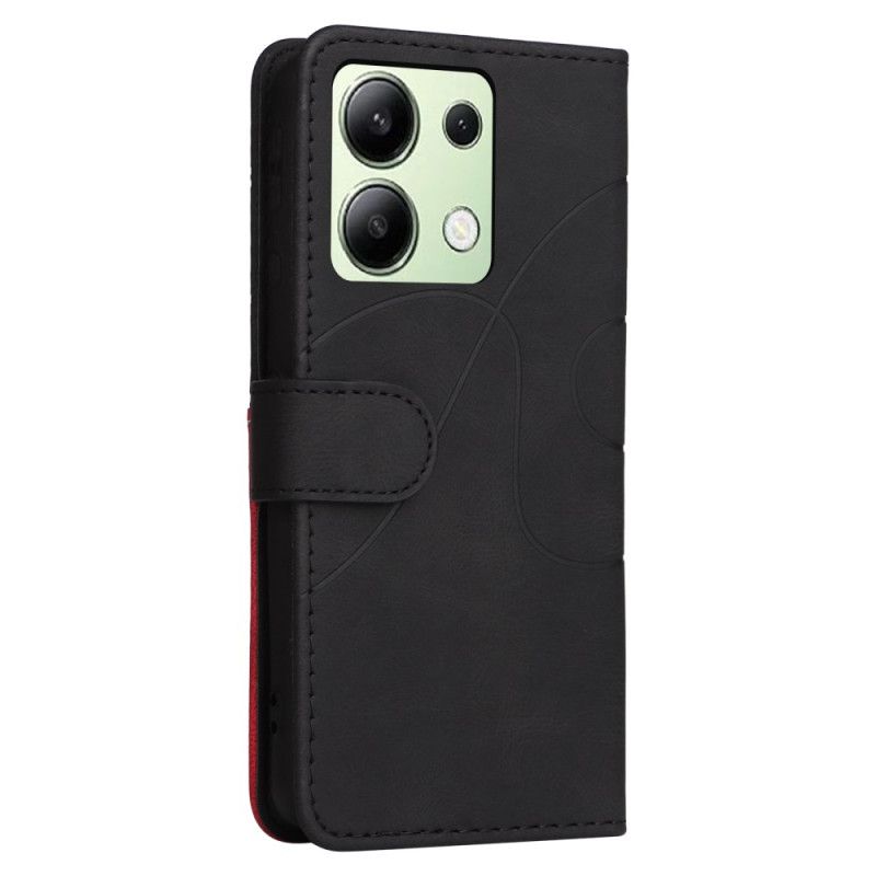 Flip Cover Xiaomi Redmi Note 13 4g Tofarvet Zig-zag