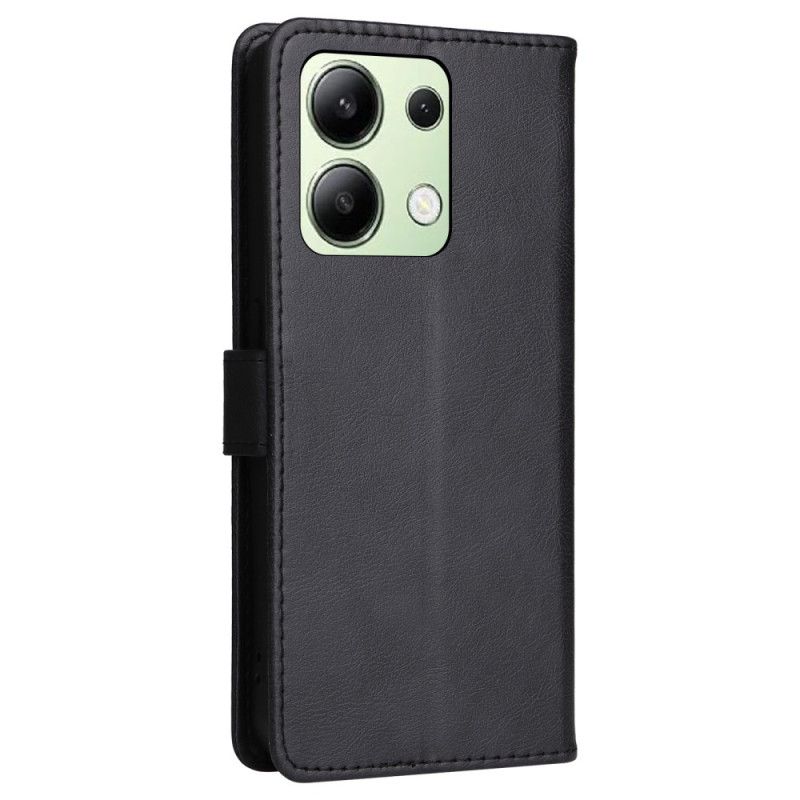 Læder Cover Xiaomi Redmi Note 13 4g Telefon Etui Forenet Med Rem