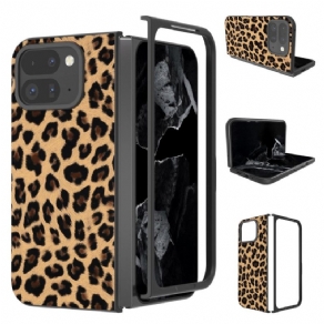 Cover Google Pixel 9 Pro Fold Telefon Etui Leopardmønster