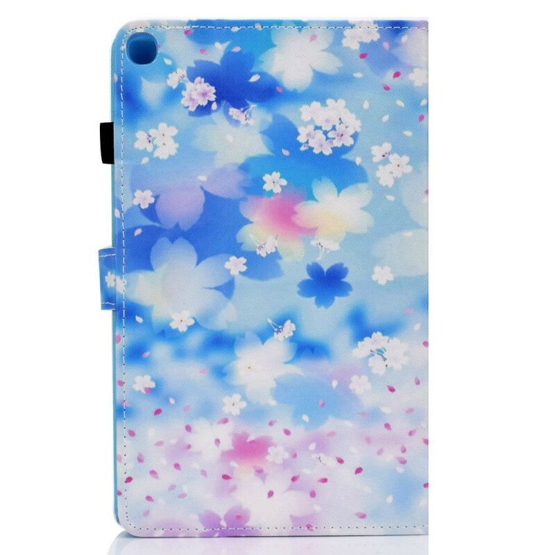 Flip Cover Samsung Galaxy Tab S5e Akvarelblomster