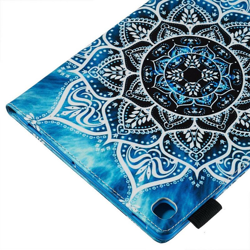 Læder Cover Samsung Galaxy Tab S5e Snefnug Mandala