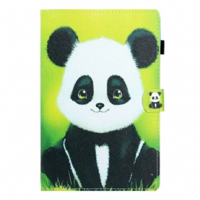 Læder Cover Samsung Galaxy Tab S5e Sød Panda