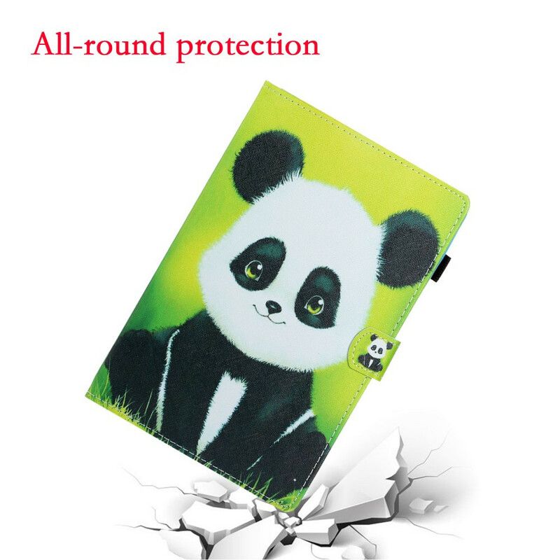 Læder Cover Samsung Galaxy Tab S5e Sød Panda