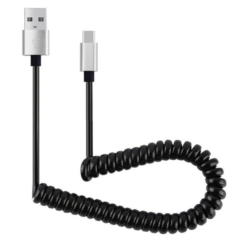 Usb Til Usb C Fjederopladningskabel