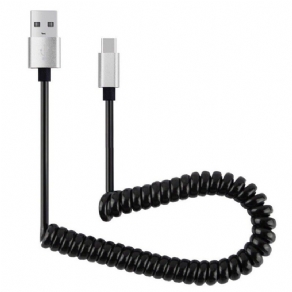 Usb Til Usb C Fjederopladningskabel