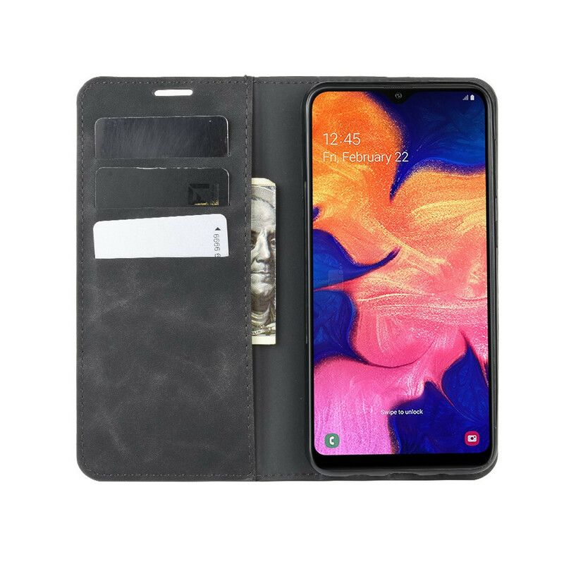 Cover Samsung Galaxy A10 Flip Cover Blødt Lædereffekt