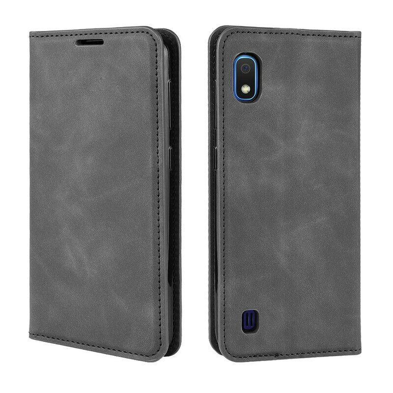 Cover Samsung Galaxy A10 Flip Cover Blødt Lædereffekt