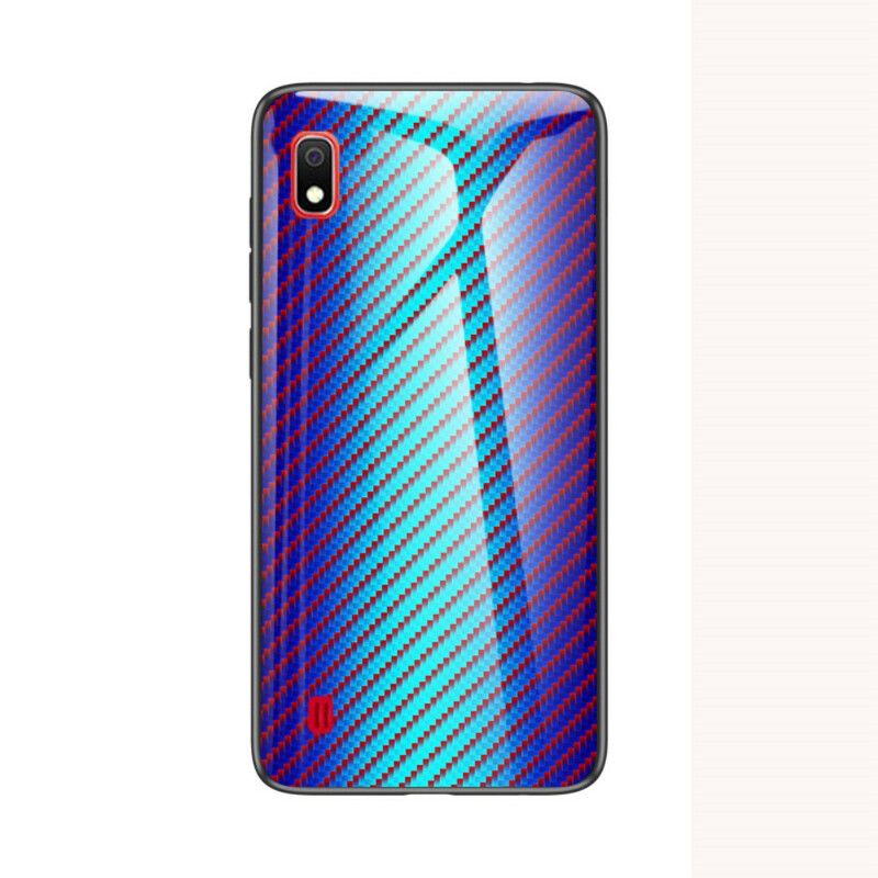 Cover Samsung Galaxy A10 Kulfiber Hærdet Glas