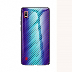 Cover Samsung Galaxy A10 Kulfiber Hærdet Glas