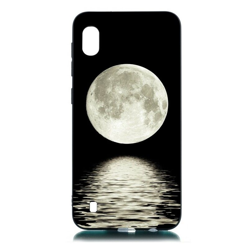 Cover Samsung Galaxy A10 Marine Moon Fleksibel Silikone