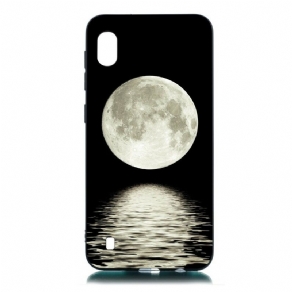 Cover Samsung Galaxy A10 Marine Moon Fleksibel Silikone