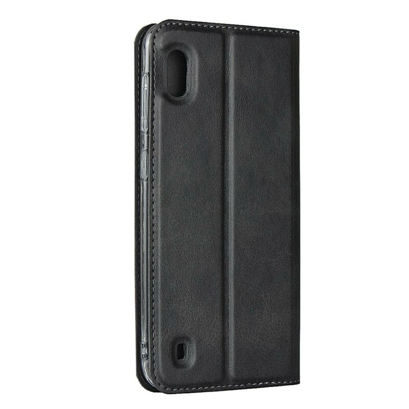 Cover Samsung Galaxy A10 Med Snor Flip Cover Imiteret Læder Klasserem