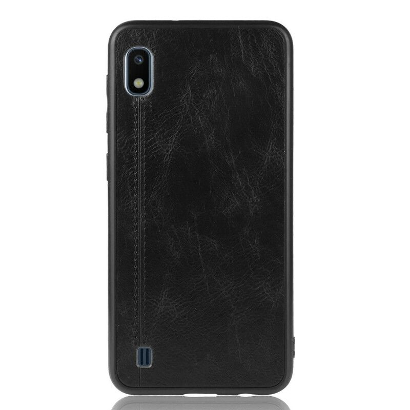 Cover Samsung Galaxy A10 Søm Lædereffekt