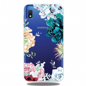 Cover Samsung Galaxy A10 Sømløse Akvarelblomster