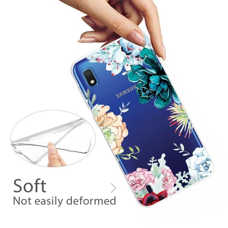 Cover Samsung Galaxy A10 Sømløse Akvarelblomster