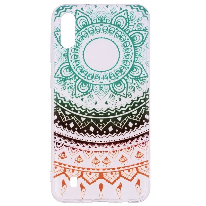 Cover Samsung Galaxy A10 Transparent Farvet Mandala