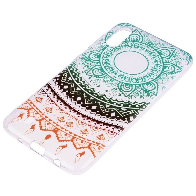 Cover Samsung Galaxy A10 Transparent Farvet Mandala