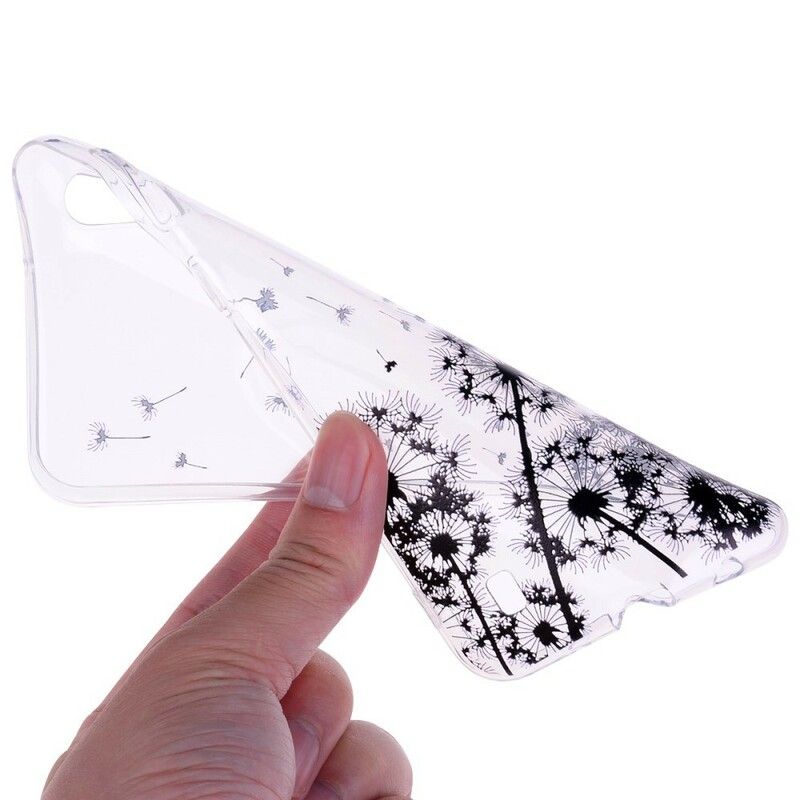 Cover Samsung Galaxy A10 Transparente Sorte Mælkebøtter