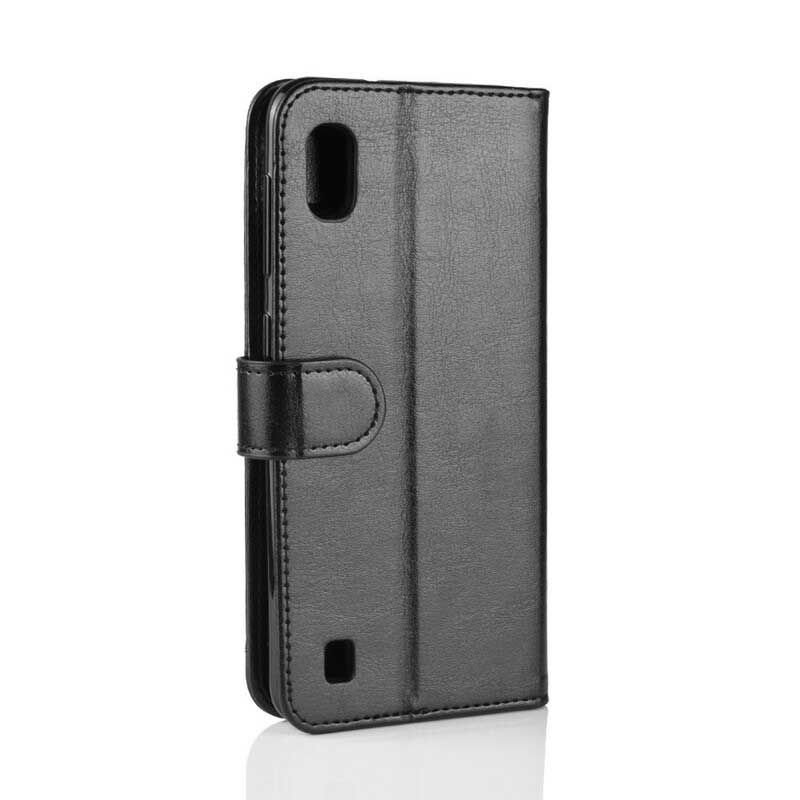 Flip Cover Samsung Galaxy A10 Design Lædereffekt