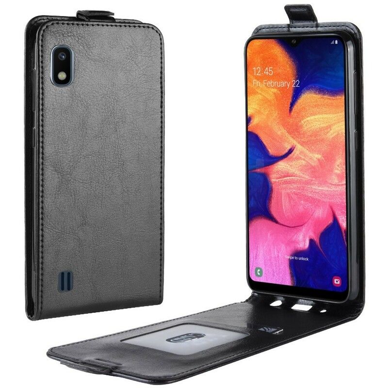 Flip Cover Samsung Galaxy A10 Læder Cover Foldbar Lædereffekt