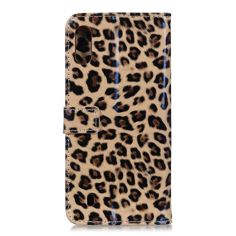 Flip Cover Samsung Galaxy A10 Leopard