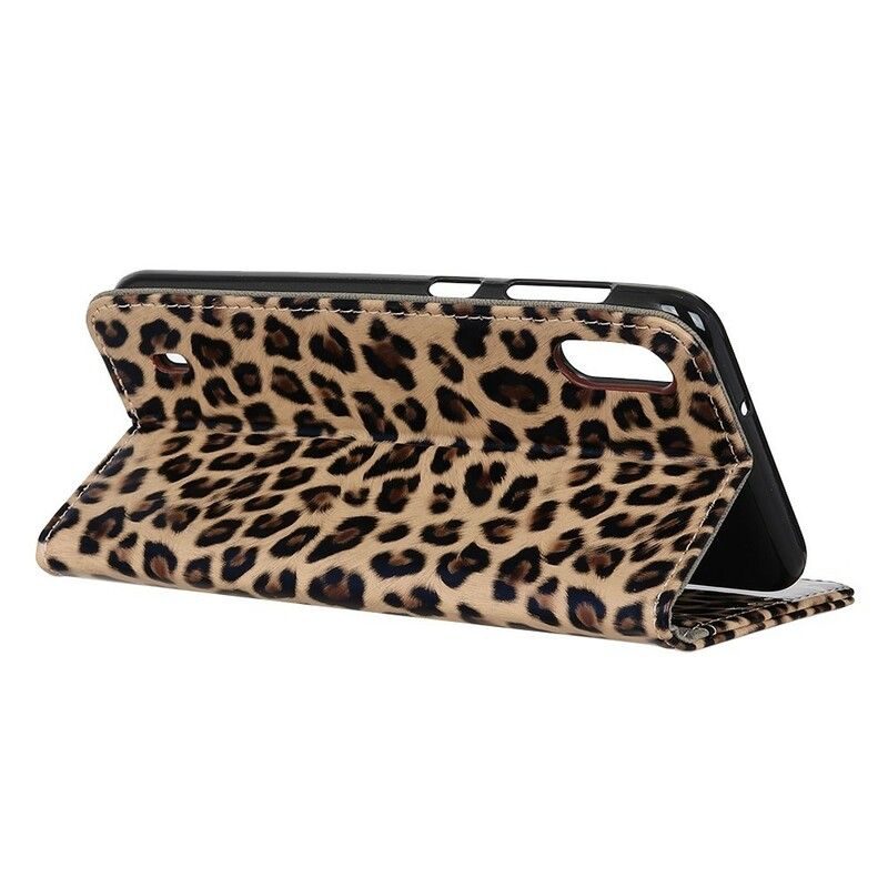 Flip Cover Samsung Galaxy A10 Leopard