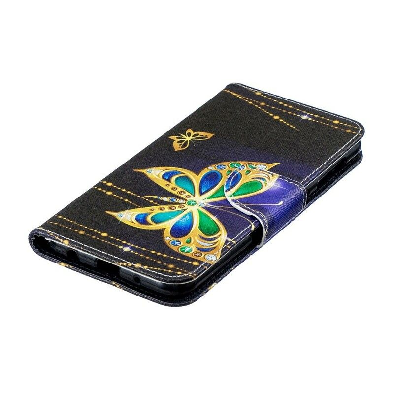 Flip Cover Samsung Galaxy A10 Magisk Sommerfugl