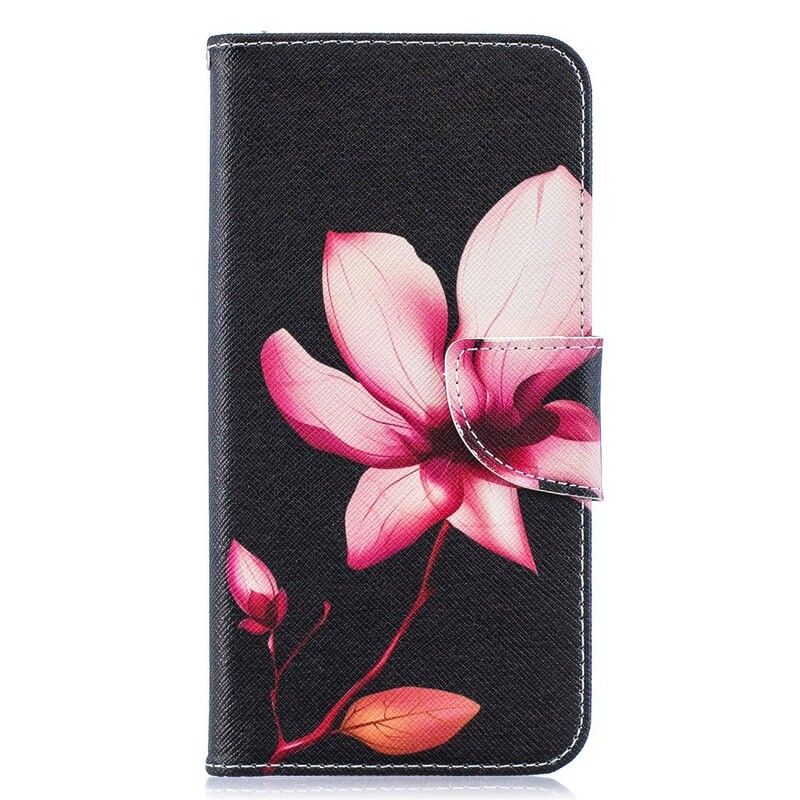 Flip Cover Samsung Galaxy A10 Pink Blomst