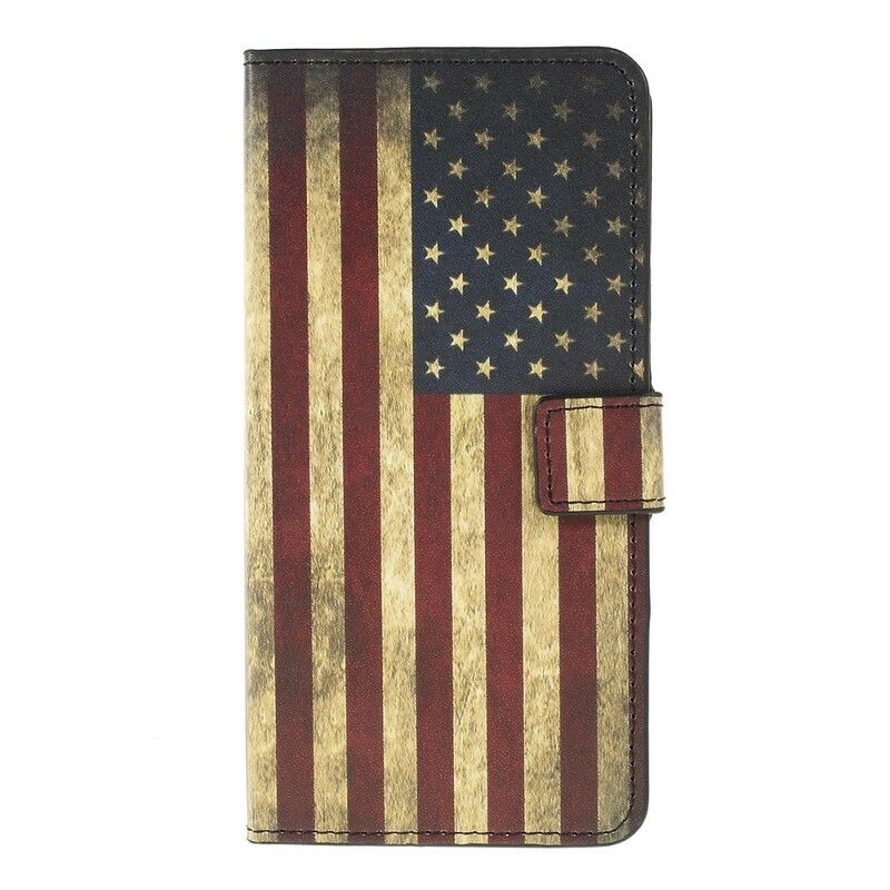 Flip Cover Samsung Galaxy A10 Us Flag