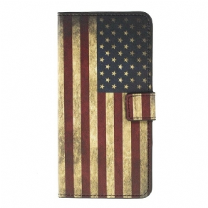 Flip Cover Samsung Galaxy A10 Us Flag