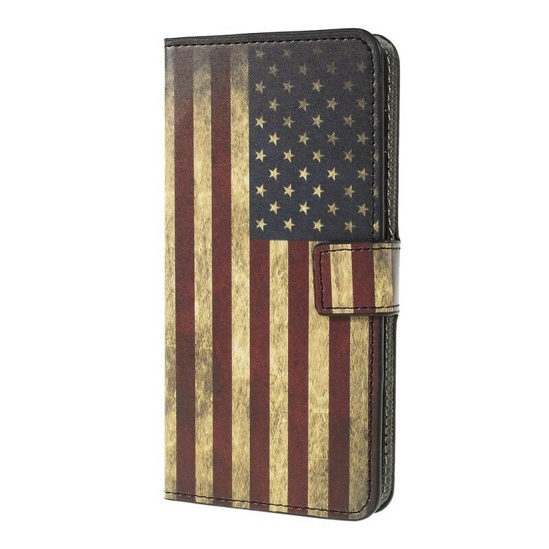 Flip Cover Samsung Galaxy A10 Us Flag