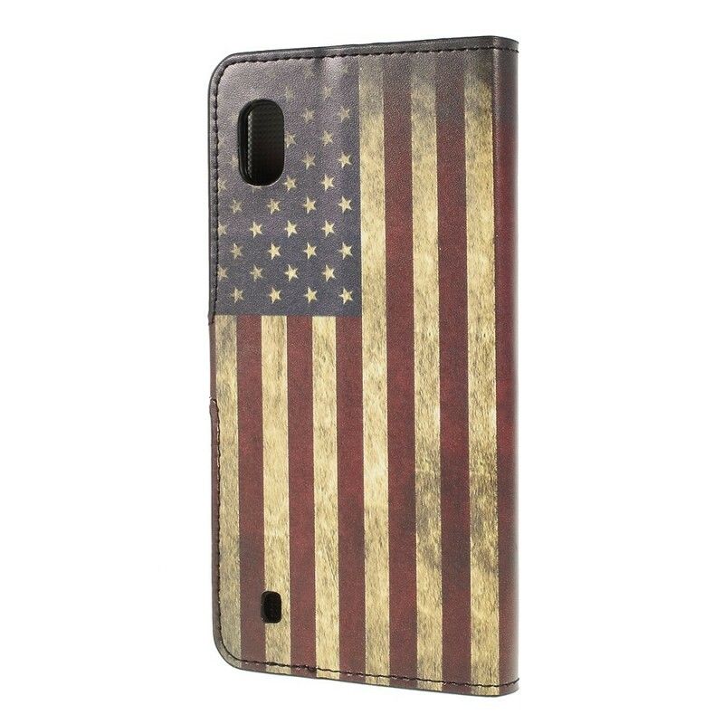 Flip Cover Samsung Galaxy A10 Us Flag