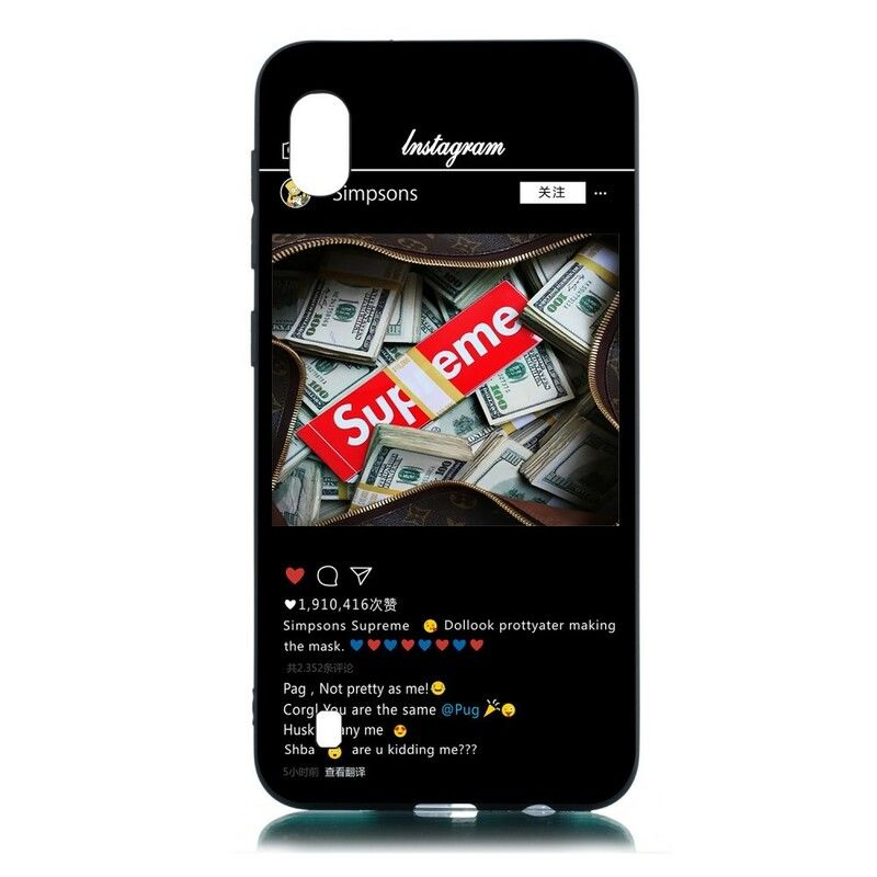 Mobilcover Samsung Galaxy A10 Fleksibel Silikone Simpsons Supreme