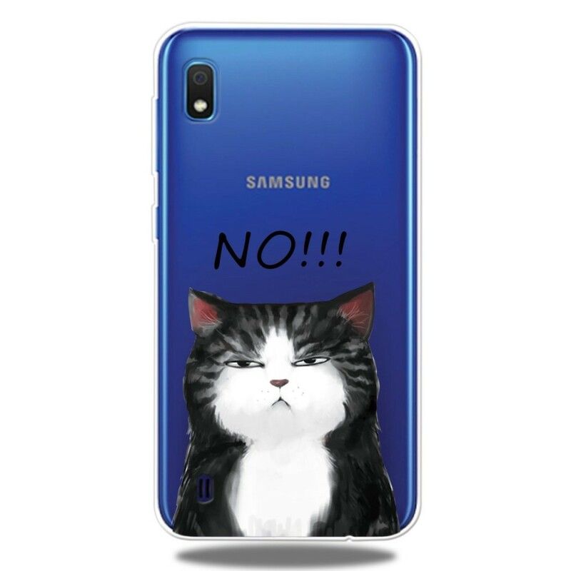 Mobilcover Samsung Galaxy A10 Katten Der Siger Nej