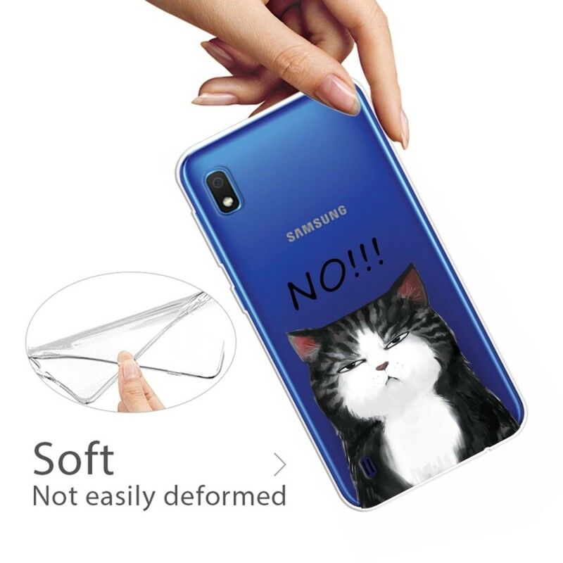 Mobilcover Samsung Galaxy A10 Katten Der Siger Nej