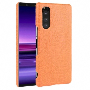 Cover Sony Xperia 5 Krokodillehudstil