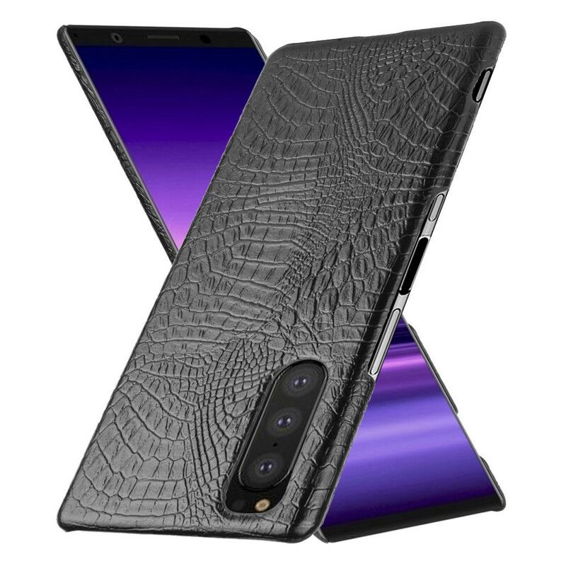 Cover Sony Xperia 5 Krokodillehudstil