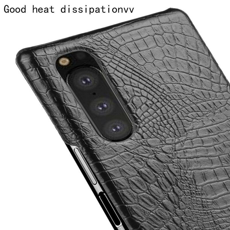 Cover Sony Xperia 5 Krokodillehudstil