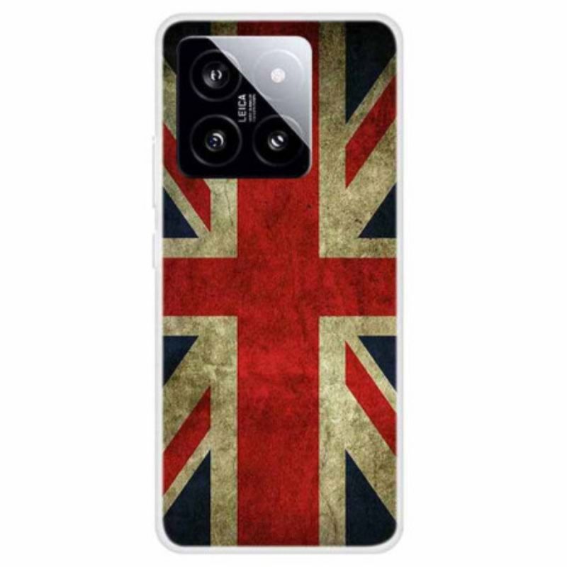 Cover Xiaomi 14 Telefon Etui Det Forenede Kongeriges Flag