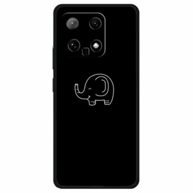 Cover Xiaomi 14 Telefon Etui Lille Elefant