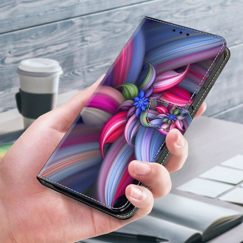 Flip Cover Xiaomi 14 Farverige Blomster