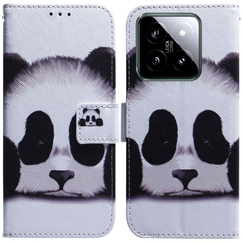 Læder Cover Xiaomi 14 Panda