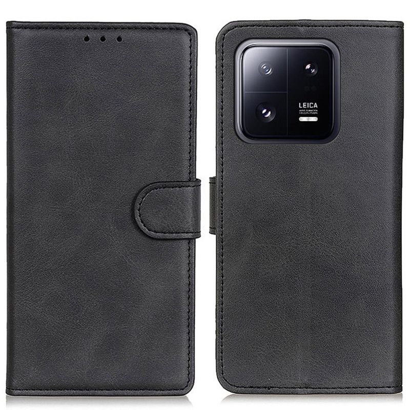 Læder Cover Xiaomi 14 Telefon Etui Mat Kunstlæder