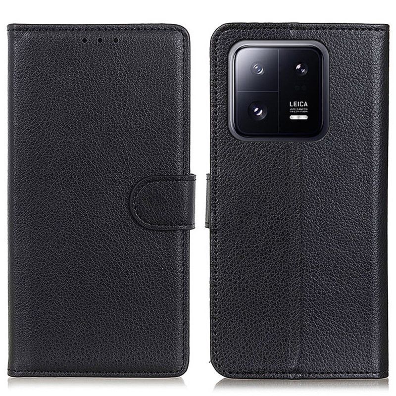 Læder Cover Xiaomi 14 Telefon Etui Traditionelt Kunstlæder