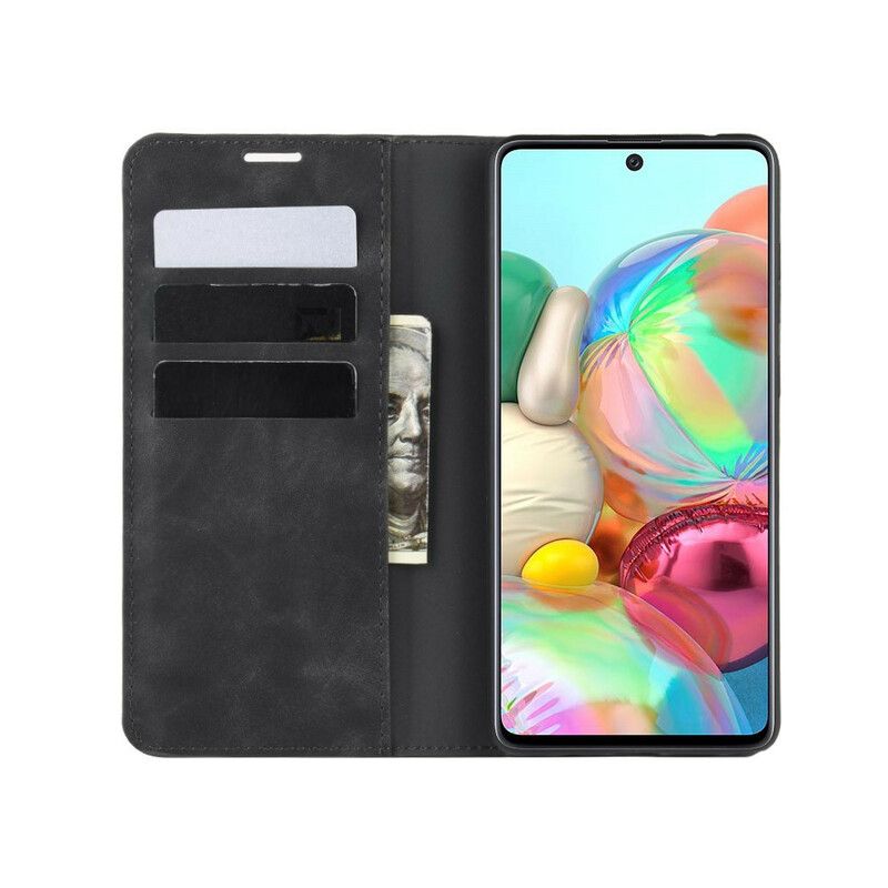 Cover Samsung Galaxy Note 10 Lite Flip Cover Chic Lædereffekt