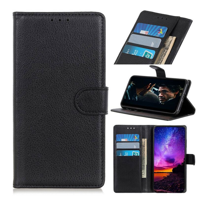 Flip Cover Samsung Galaxy Note 10 Lite Faux Læder Litchi